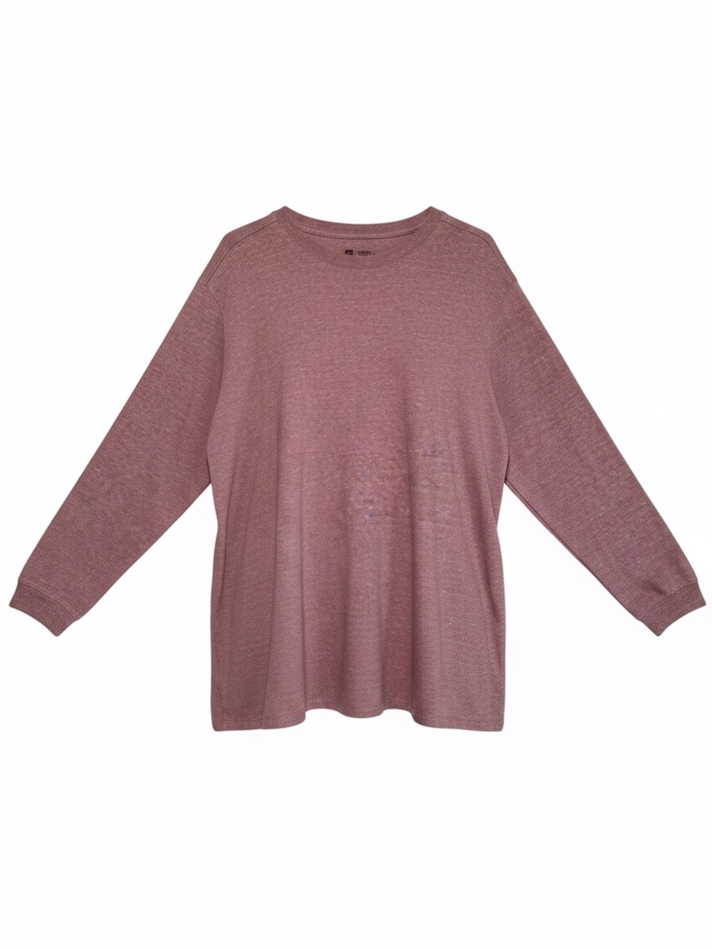 Carhartt Women's 2X Loose Fit Heavyweight Long-Sleeve Logo Graphic T-Shirt Mauve